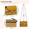 thumbnail image 7 of KUIFORTI Yellow Sunflower Crossbody Bags for Women Leather Fashion Woman Shoulder Bag Handbags Durable Comfortable Shoulder Bag for Women for Work Shopping, 7 of 7