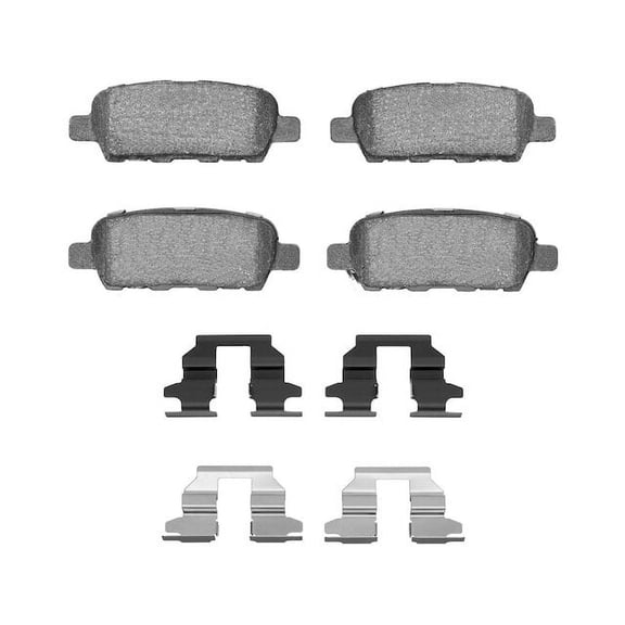 Rear Brake Pad Set - Compatible with 2007 - 2019 Nissan Sentra 2008 2009 2010 2011 2012 2013 2014 2015 2016 2017 2018