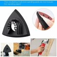 thumbnail image 5 of Almohadilla abrasiva y almohadilla - Delta Multi Tool Abrasive Pad Attachment Pad Accesorio Multi Tool Blade Herramienta oscilante Accesorio para Worx Mikita Dewalt Power Tool, Worx JAMW Sencillez, 5 of 5