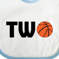thumbnail image 4 of Inktastic Second Birthday Basketball Two Boys or Girls Baby Bib, 4 of 4