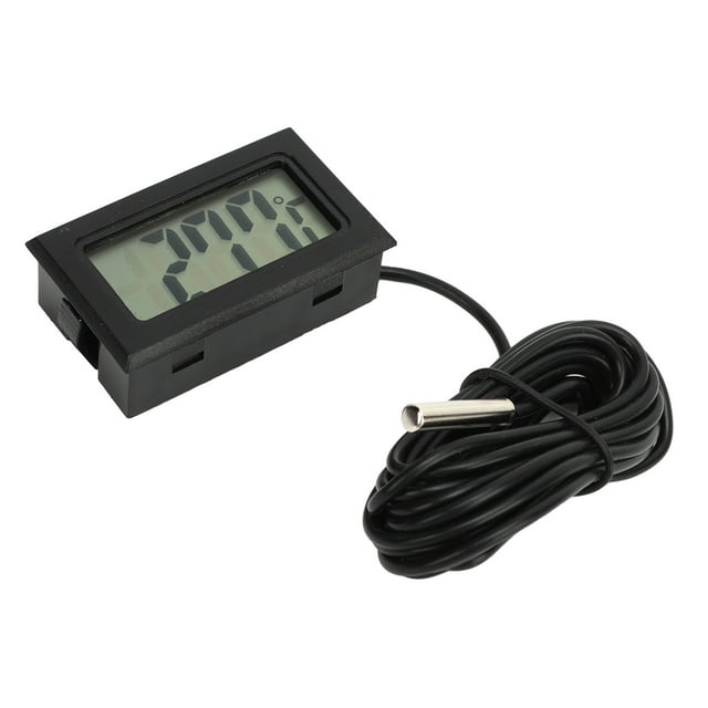 Digital Thermometer, Accurate Embedded Plastic Housing 160mAh Small Digital Temperature Meter for Fish Tank