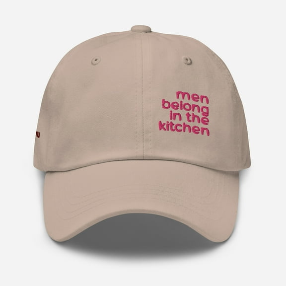 Men Belong In The Kitchen Dad hat