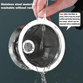 thumbnail image 3 of Stainless Coffee Filter Reusable Double Layer Filters Funnel Coffee Dripper Filter Cup Durable Coffee Tools 4-6 Cups, 3 of 8
