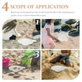 thumbnail image 3 of KALLORY Handheld White Silicone Sand Sifter for Beach Summer Outdoor Sand Filtering, 3 of 7
