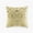Gold + Cotton, variant on Square Decor Pillow Silver 18x18"
