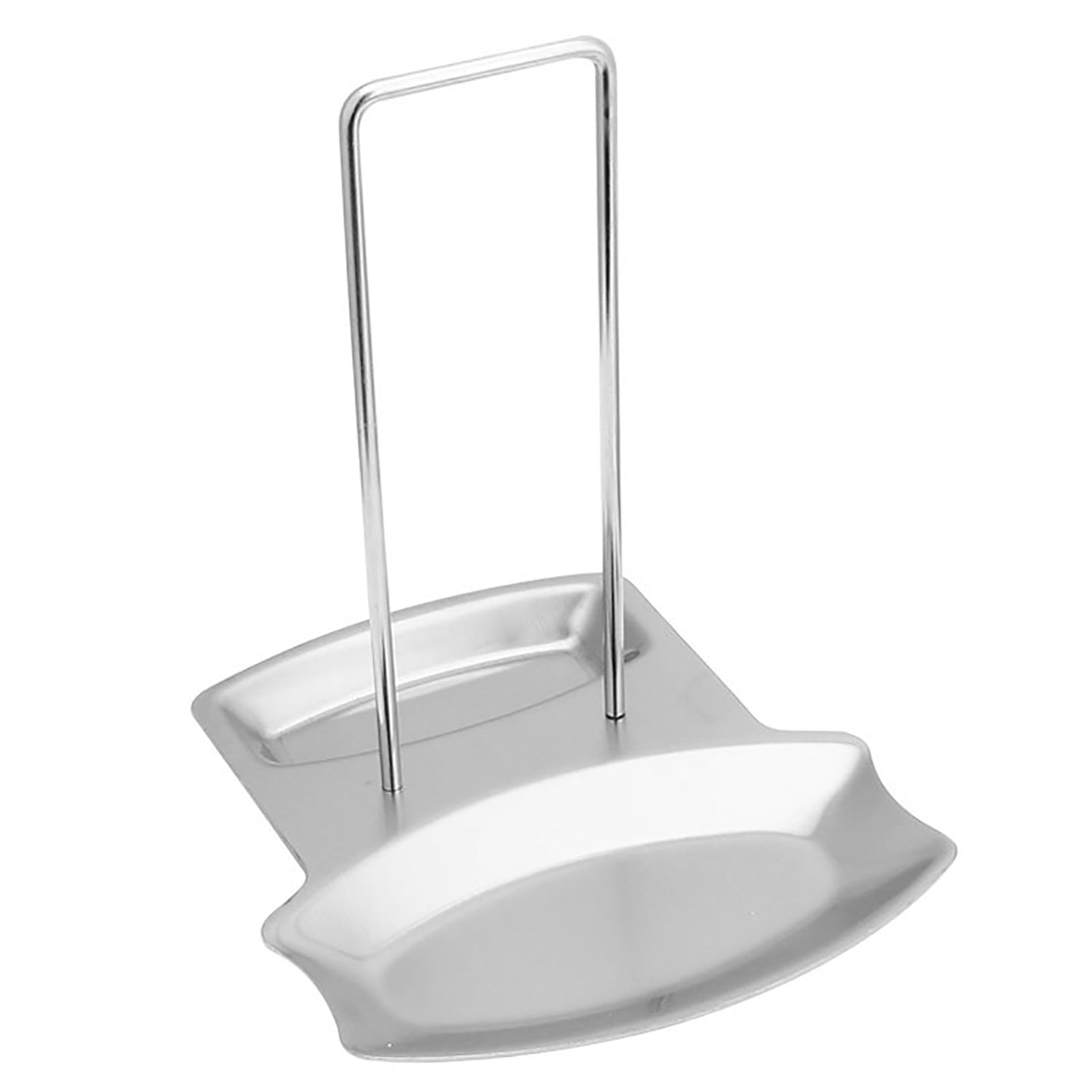 Household kitchen stainless steel pot cover rack with drain tray spoon