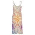 thumbnail image 5 of Kaleidoscope Mandala Colorful Floral Boho Sleeveless Dress for Women Clothing Female Women's Summer Skirt, 5 of 7