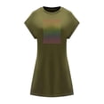 thumbnail image 1 of Vestido corto de verano para mujer, vestido informal de primavera para uso diario, vacaciones y oficina , m M, 1 of 7