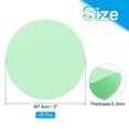 thumbnail image 2 of Uxcell Papier Cartonné Rond 3 Pouces, 25 Pcs Forme Ronde Découpe Papier Épais sous-Verre pour Projets DIY, Vert Clair, 2 of 5
