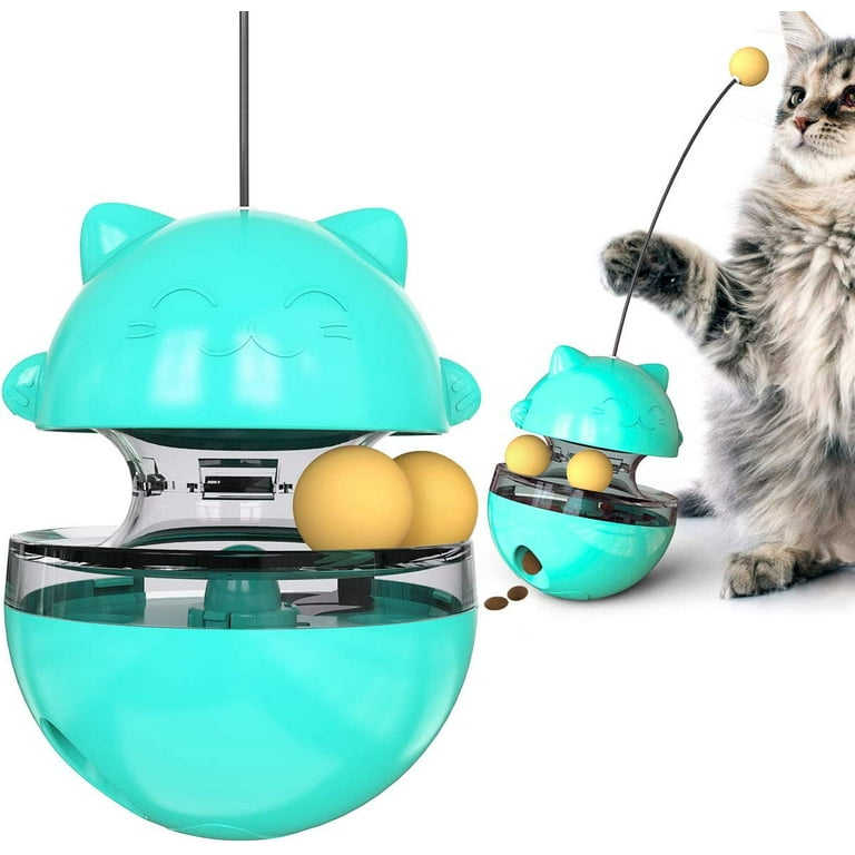 Interactive Cat Toy for Indoor Cats, Cat Treat Toy Puzzle Toy for Cats, Cat  Food Slow Feeding Dispenser Dispensing Cat Feeder Ball Kitty Kitten Toys