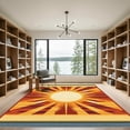 thumbnail image 2 of ODIKA 8'x10' Machine Washable Non-Slip Area Rug, Southwestern Orange High Traffic Rug, Orange, 1068888, 2 of 7