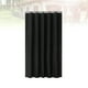 thumbnail image 5 of 1pc Solid Color Shower Curtain Black Waterproof Bathroom Polyester Moisture-proof Partition Curtain with Hook (120x180cm), 5 of 5