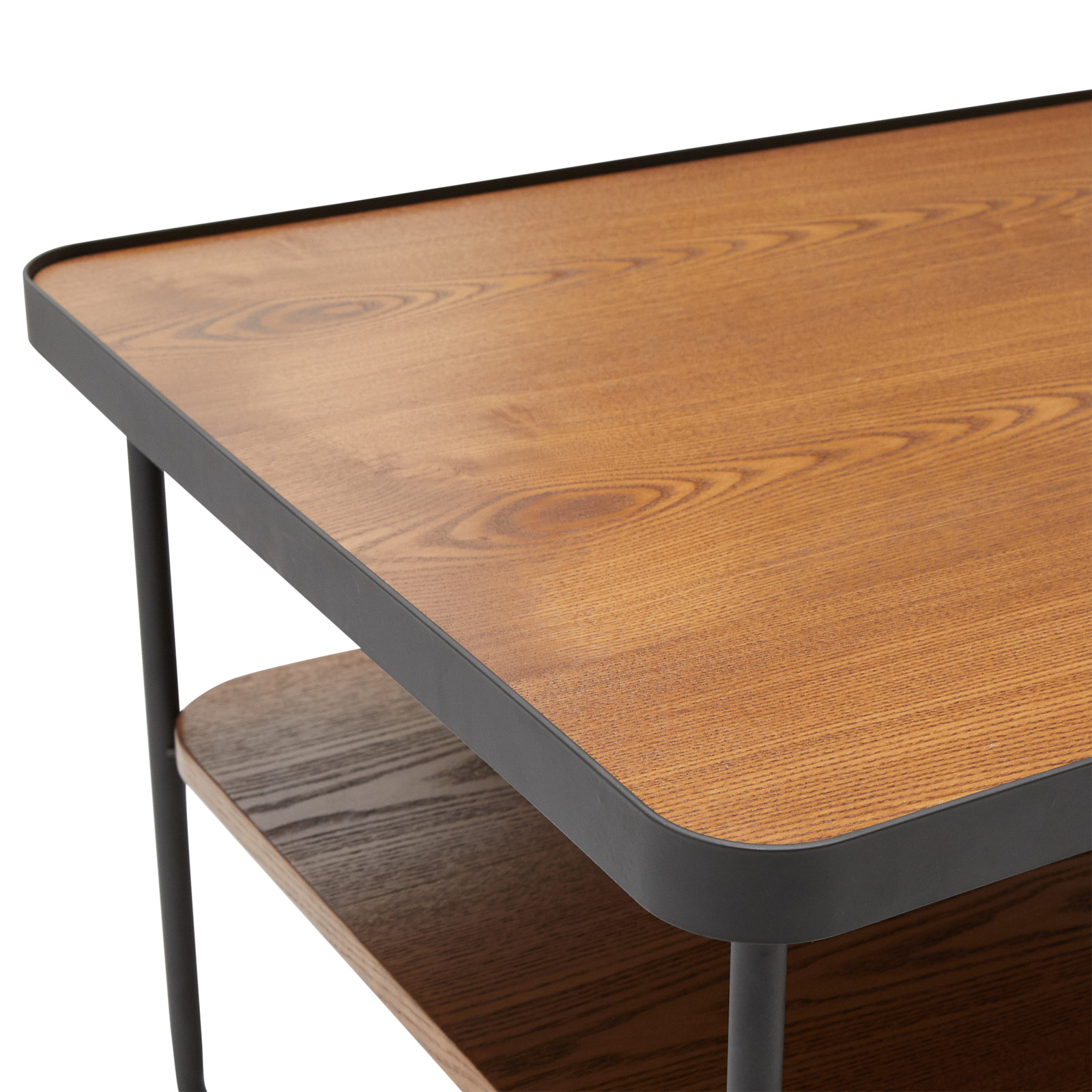 MoDRN Industrial Callen Coffee Table - Walnut and Charcoal Gray - image 5 of 12