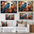 thumbnail image 4 of Designart "Luminous Rulers of the Crow" Animals Floater Framed Canvas Wall Art, 4 of 7