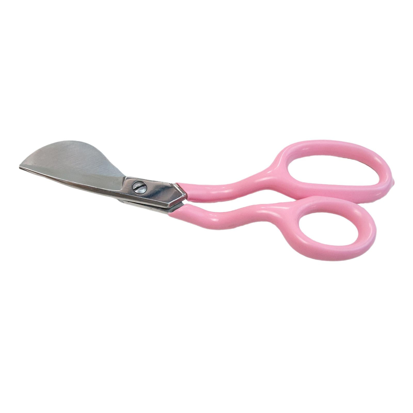 S SERENABLE 7 inch Duckbill Napping Shears Shears Steel Curved Heavy Duty Embroidery Scissors for Knitting Sewing Arts & Craft Handmade Stitching Sewing
