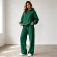thumbnail image 5 of Womens 2 Piece Lounge Sets Matching Sweatsuits Oversized Hoodie Jogger Sweatpants Set Workout Tracksuit Airport Travel Outfits Comfy Loungewear, 5 of 6