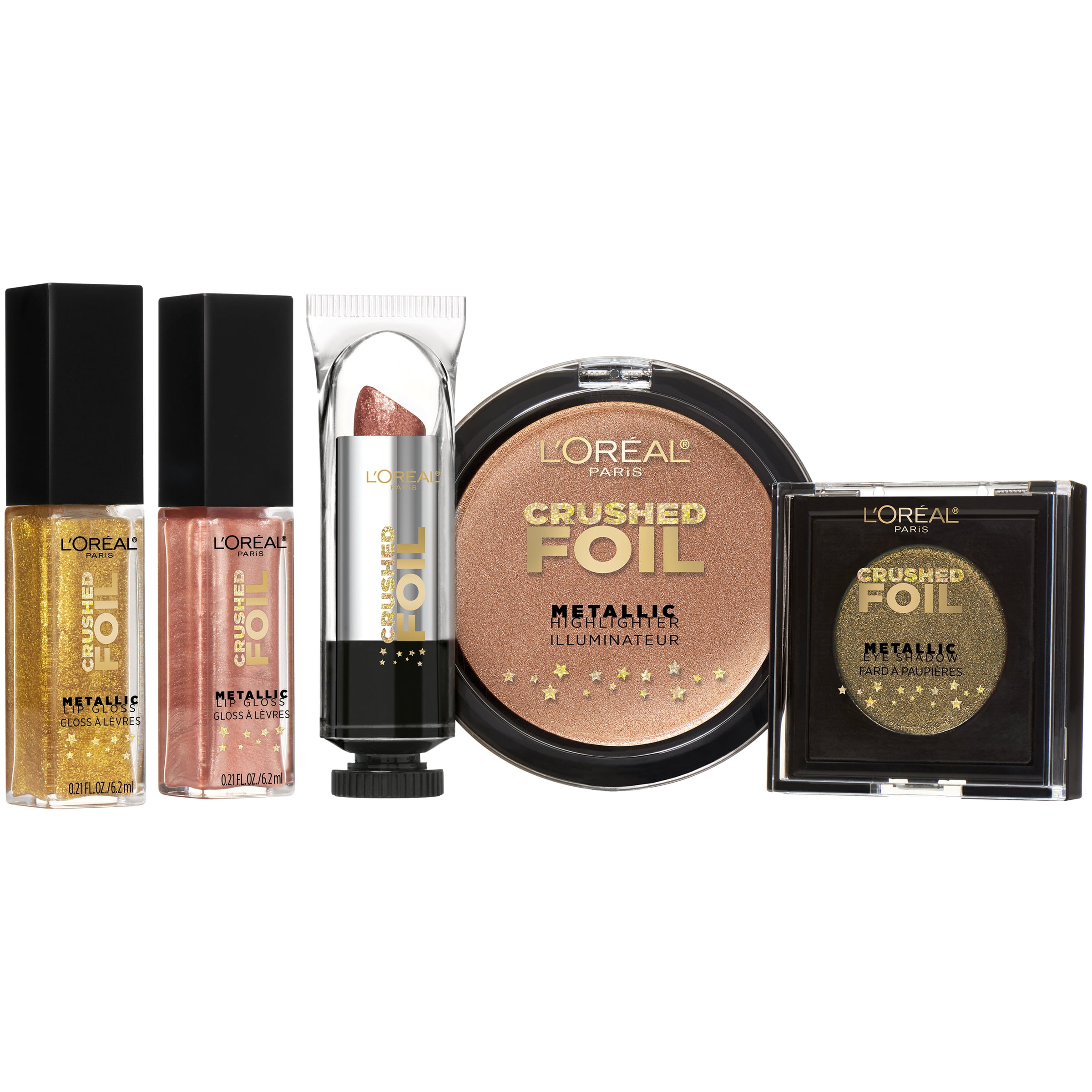 L'Oreal Paris Crushed Foils Metallic Highlighter, Rose Quartz