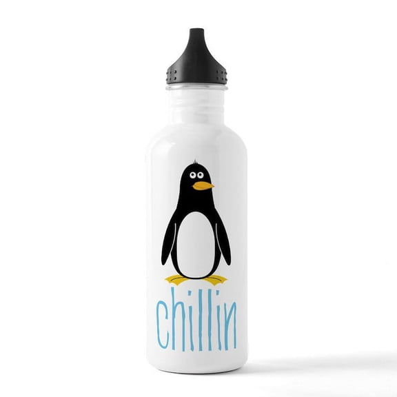 CafePress - Chillin Stainless Water Bottle 1 - Stainless Steel Water Bottle, Sports Bottle, 1.0L