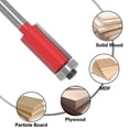thumbnail image 4 of 4 Uds. Broca para enrutador de corte al ras, herramienta de cepillado para enrutador de mesa, madera blanda, 4 piezas, Kni de recorte, 4 of 5