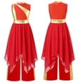 thumbnail image 1 of Moggemol Robe de Prière Liturgique pour Filles Enfants Robe de Chorale d'Église avec Pantalon Grand Robe de Danse Rouge 6, 1 of 7