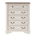 thumbnail image 2 of ACME Florian Chest in Grey and Antique White, 2 of 4