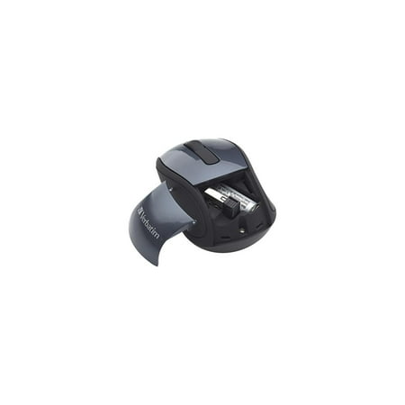 Verbatim - Mini Travel Wireless Optical Mouse - Graphite