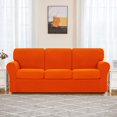 thumbnail image 2 of Ensembles de Housses de Sofa 2024 7 Pcs Housse Extensible pour Canapé Housses de Coussins de Dossier (Sofa Bordeaux), 2 of 6