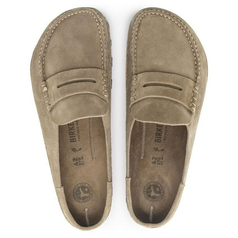 BIRKENSTOCK NAPLES 42 ミンク BIRKENSTOCK Naples Suede Leather Clogs - Moccasin Comfort
