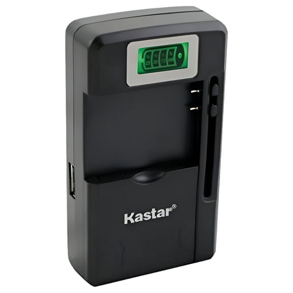 kastar intelligent mini travel charger(with high speed portable usb charge function) for cell phone pda camera li-ion battery/digital cameras/mp3 mp4 players/hand held gaming devices/pdas ac