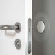 thumbnail image 4 of Tope de puerta de silicona, parachoques para manija, autoadhesivo, silencioso, protección antigolpes, almohadilla de puerta, almohadilla protectora de pared para mejoras del hogar, cuadrada, negra, 4 of 5