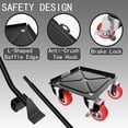 thumbnail image 2 of Heavy Duty Furniture Dolly with 5 Wheels, Carbon Steel Panel Lifter for Moving Appliances and Sofas, 2 of 6