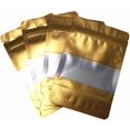 thumbnail image 4 of czcpp-Matte Window Stand Up Bags Foil Resealable Mylar Packaging for Zip Heat Seal Lock Bulk Food Storage 50 Pcs, 4 of 4