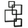thumbnail image 3 of Wall Shelf, Floating Shelves, Wall Mounted Storage Shelf Home Decor Furniture, Cubes Storage Shelf Organizers, Black, 3 of 8