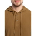 thumbnail image 5 of Wrangler Workwear Men's Texture Fleece Pullover Henley Hoodie, Size S-3XL, 5 of 11