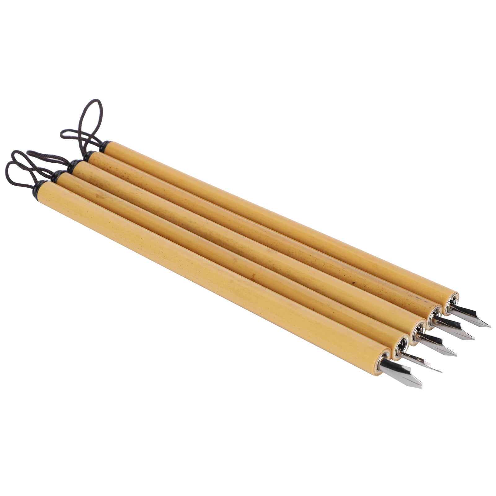 5Pcs Dip Pen Handcrafted Manga Calligraphy Vintage Bamboo