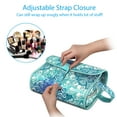 thumbnail image 6 of Fintie Travel Bag, Portable Cosmetic Organizer Storage Pouch for Women - Emerald Illusions, 6 of 8