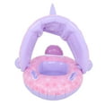 thumbnail image 3 of Sonew Baby Float Tube Ring PVC Inflatable Toddler Kids Swimming Circle Rings With Sunshade,Baby Swim Tube Ring Float,Swimming Rings With Sunshade, 3 of 8