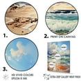 thumbnail image 3 of Designart "Horizon Of Tranquility On The Coast" Ocean Floater Framed Wall Art Prints, 3 of 5