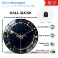 thumbnail image 3 of Decorative Clocks: New Year Glass Wall Clock,  Cheers New Year Wall Clock  for Homes, Bars, Offices, Man Caves, Garages, And Living Rooms .Also Makes A Great Gift. Style 12×12inch(30×30cm), 3 of 8