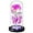 Deep Pink, variant on Valentines Rose Gifts for Her Birthday Flower Gift for Women, Galaxy Purple Butterfly Rose in Glass Dome, Light Up Forever Rose Birthday Gifts for Mom Anniversary Valentine's Day Eternal Rose Gift