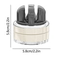 thumbnail image 3 of Suction Cup Knife Sharpener with V Shaped Double Sided Grinding for Kitchen Knives and Scissors, 3 of 6
