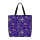 thumbnail image 1 of Fotbe blue purple Snowflake Bolsa Tote con Estampado para Mujer, Bolsos con Cremallera, Bolsa de Hombro Casual de Gran Capacidad con Bolsillos Internos, 1 of 7