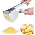 thumbnail image 1 of 2pcsPotato Ricers, Stainless Steel Potato Ricer, Commercial Potato Masher Heavy Duty Large, Detachable and Dishwasher Safe, Good for Potato, Tomato, Carrot, 1 of 7