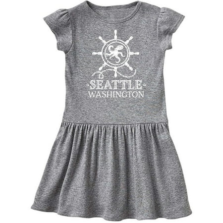 

Inktastic Seattle Washington Octopus Gift Toddler Girl Dress