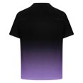 thumbnail image 3 of Dovford Zipper Polo Shirts for Men Short Sleeve Slim Fit Shirts Casual Stretch Gradient Color Zip Shirt, 3 of 4