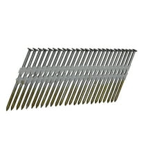 NuMax FRN.131-3B500 21 Degree 3" x .131" Plastic Collated Bright Finish Full Round Head Smooth Shank Framing Nails (500 Count)