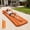 Orange, variant on Cadancy Lightweight Camping Air Pad Moisture Proof Sleeping Mat Compact Roll Up Design Outdoor Gear for Tent Hiking Car Travel Nflatable Bed