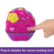 Polly Pocket Something Sweet Cupcake Compact Playset with 2 Micro Dolls & Accessories, Travel Toys