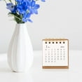 thumbnail image 4 of PAMINGONO Paper Desk Calendar Tracking Daily Life Khaki 1Pcs 3.0*2.5*1.4in, 4 of 8