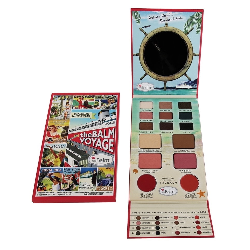 theBalm Balm Voyage Vol. 2 Face Makeup Palette, 0.7 Oz